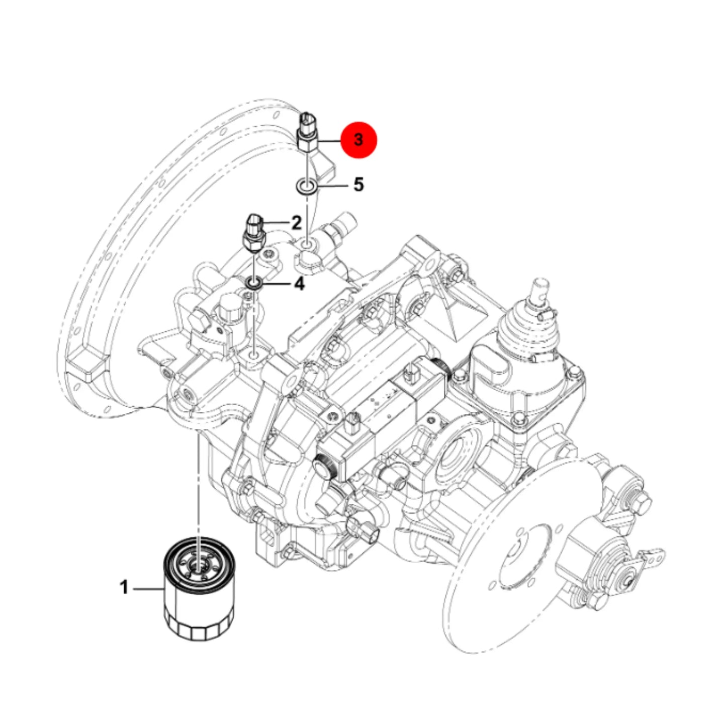 Czujnik temperatury oleju czujnik elektryczny – oryginalna część JCB | Interhandler Szczecin