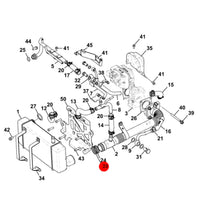 Uszczelniacz lamelowy skrzynia hydraulika – oryginalna część JCB | Interhandler Gdańsk