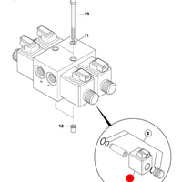 Cewka 12v elektryczny hydrauliczny koparka – oryginalna część JCB | Interhandler Rzeszów