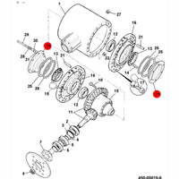 Tłok hamulca 220mm x 57 5mm x 134mm koparka – oryginalna część JCB | Interhandler Gdańsk