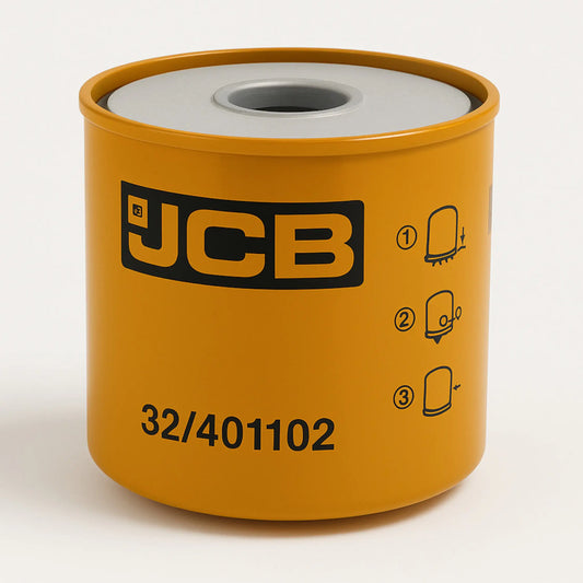 JCB Filtr Paliwa Krótki z O-Ringami 3CX 4CX 32/401102 Oryginał