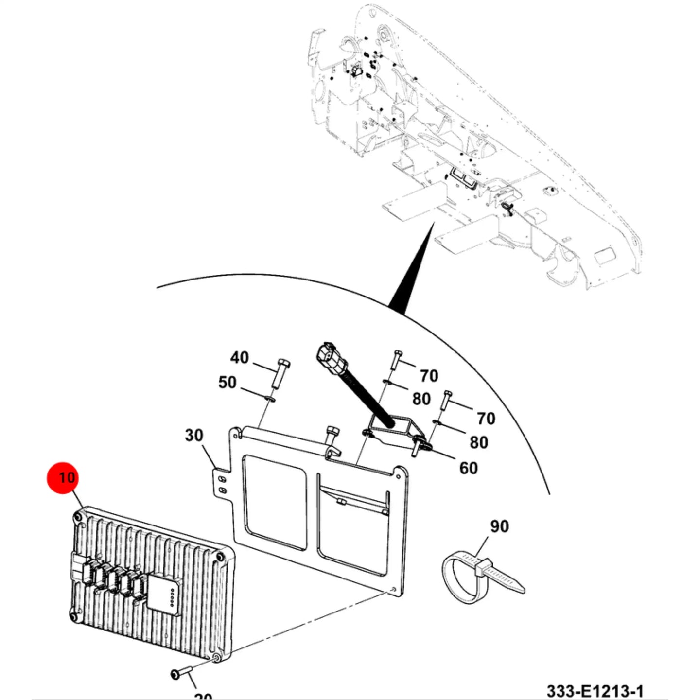 Modul ecu koparka ładowarka 3CX 4CX – oryginalna część JCB | Interhandler Katowice