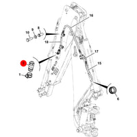 Szybkozlacze gniazdo 1 1 16 unf koparka ładowarka – oryginalna część JCB | Interhandler Łódź