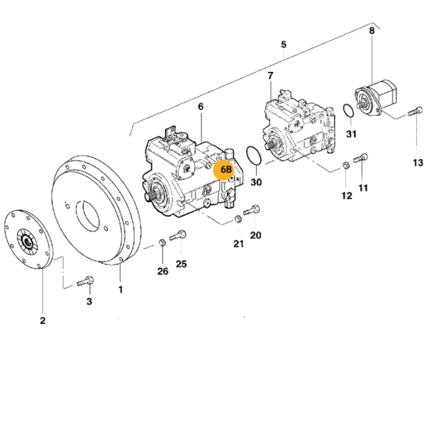 Cewka elektromagnetyczna zaworu hydraulicznego – oryginalna część JCB | Interhandler Brzeg