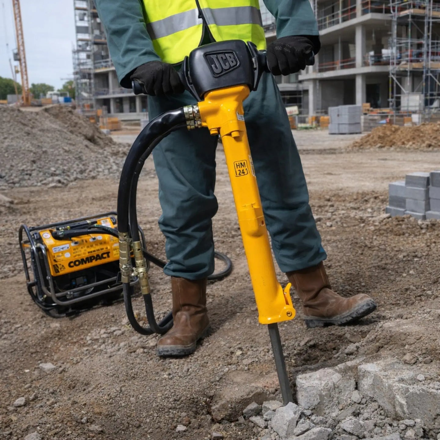 Mlot ręczny wyburzeniowy hm22 przecinak 22 mm – oryginalna część JCB | Interhandler Szczecin
