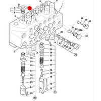 Zawór arv hydrauliczny koparka 3CX 4CX – oryginalna część JCB | Interhandler Wrocław