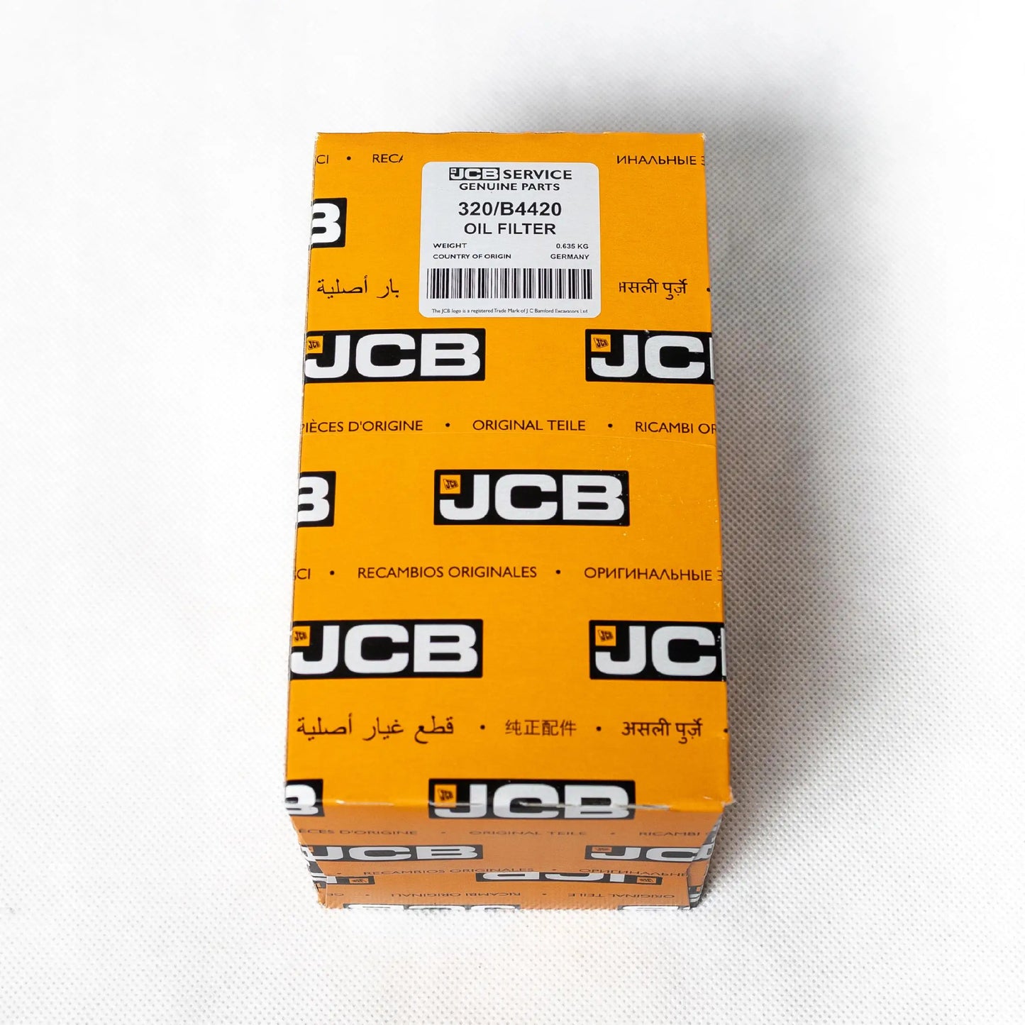 320 04133 320 04134 filtr oleju silnikowego olej – oryginalna część JCB | Interhandler Katowice