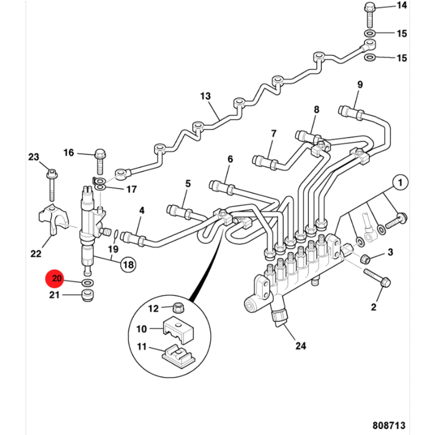 Oring koparka ładowarka 3CX 4CX – oryginalna część JCB | Interhandler Gdańsk