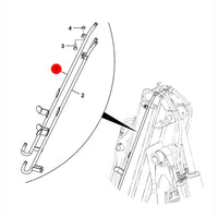 Rurka hydrauliczny koparka ładowarka – oryginalna część JCB | Interhandler Łódź