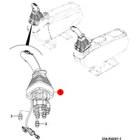 Joystick koparka ładowarka 3CX 4CX – oryginalna część JCB | Interhandler Brzeg