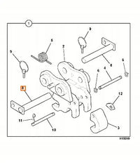Sworzeń koparka ładowarka 3CX 4CX – oryginalna część JCB | Interhandler Rzeszów