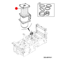 Filtr hydrauliczny powrotny ładowarka kolowa – oryginalna część JCB | Interhandler Rzeszów