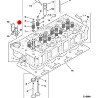 Czujnik temperatury wody czujnik elektryczny koparka – oryginalna część JCB | Interhandler Brzeg