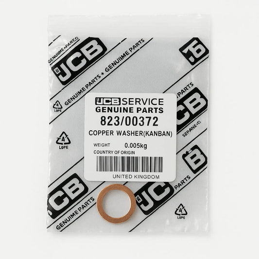 JCB Podkładka Miedziana Koparka Ładowarka 3CX 4CX 823/00372 Oryginał