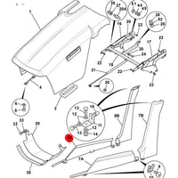 Obudowa silnika dolna prawa strona 3CX 4CX – oryginalna część JCB | Interhandler Olsztyn