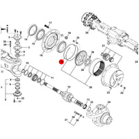 Oring piasty koła koparka ładowarka 3CX 4CX – oryginalna część JCB | Interhandler Poznań