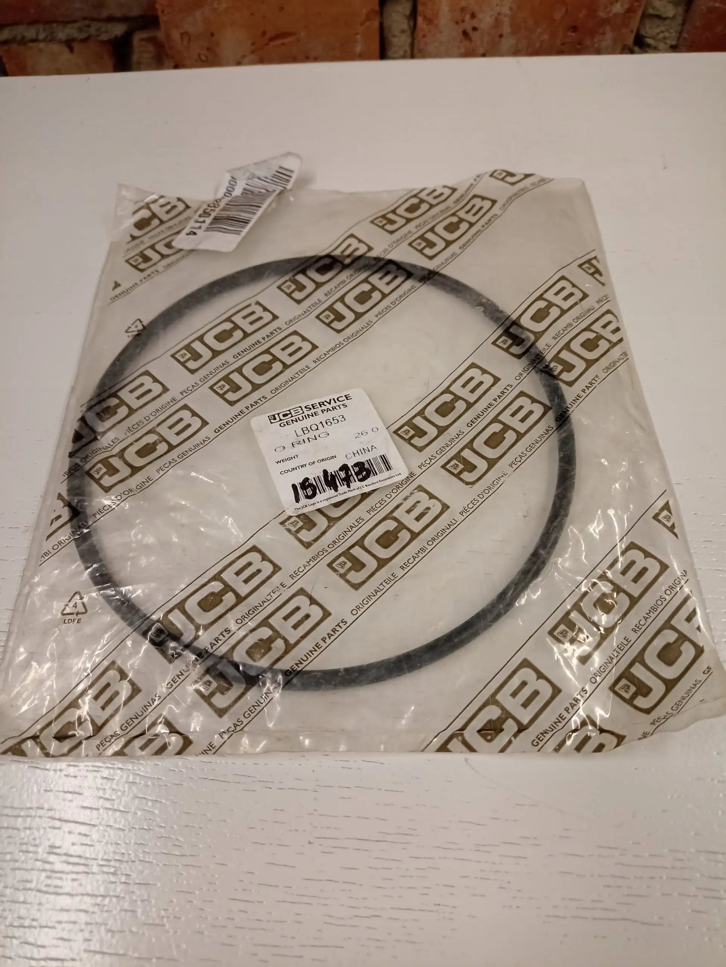 O ring filtra hydrauliki koparka ładowarka 3CX 4CX – oryginalna część JCB | Interhandler Toruń