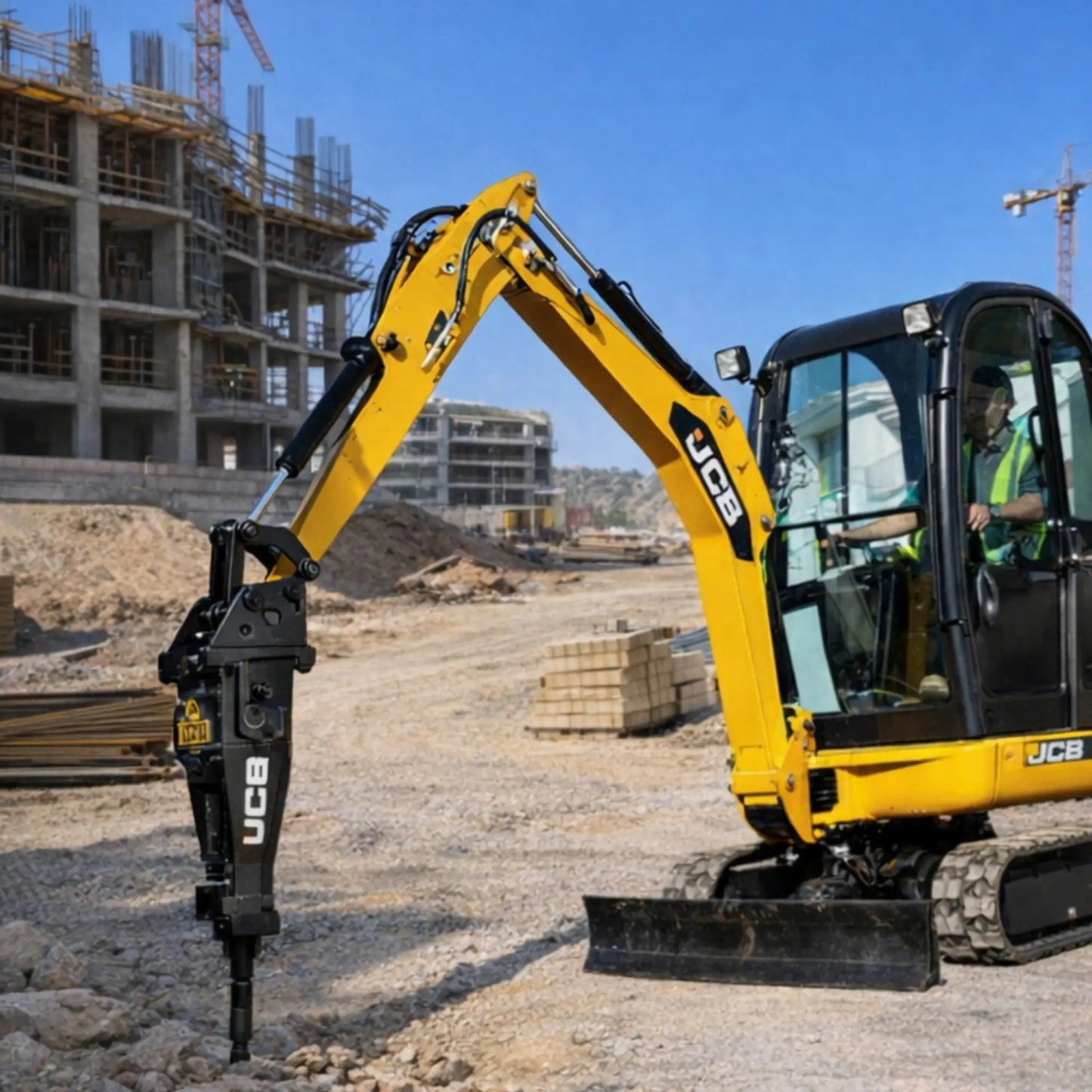 Mlot hydrauliczny hm012t nowy koparka ładowarka 3CX – oryginalna część JCB | Interhandler Białystok