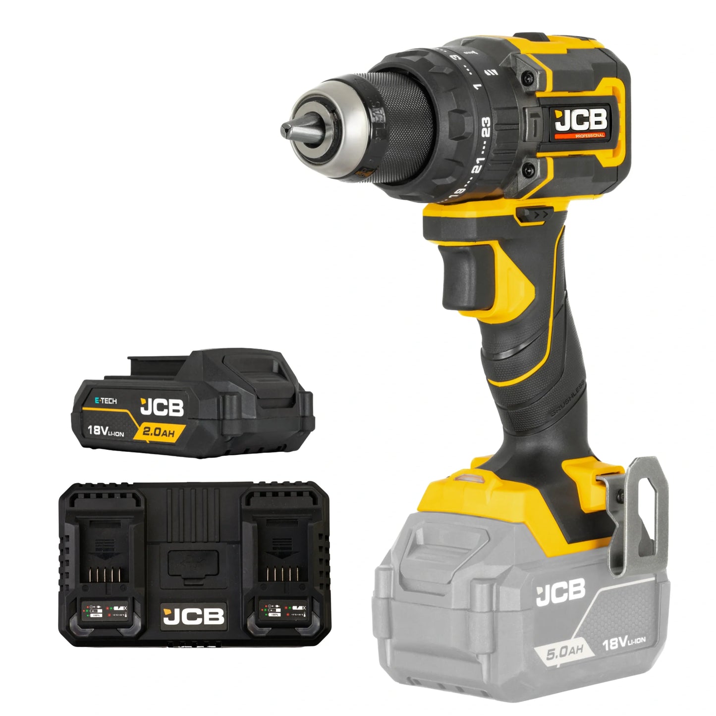 Wiertarko wkrętarki JCB 18PCD-75 75 Nm – wkrętarka udarowa, prezentacja produktu