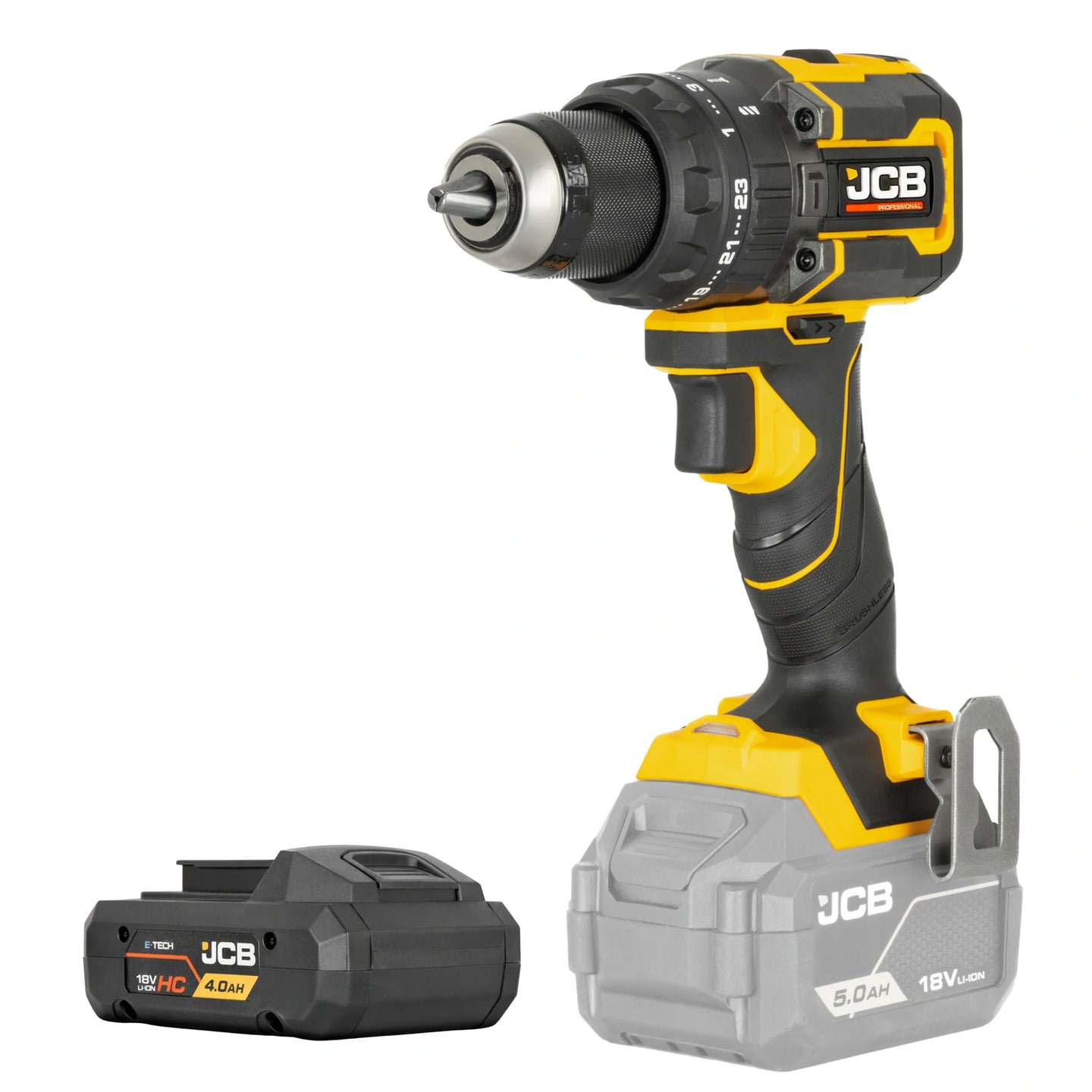 Wiertarko wkrętarka zestaw JCB 18PCD-75 75 Nm – wiertarko-wkrętarka akumulatorowa z udarem, widok produktu