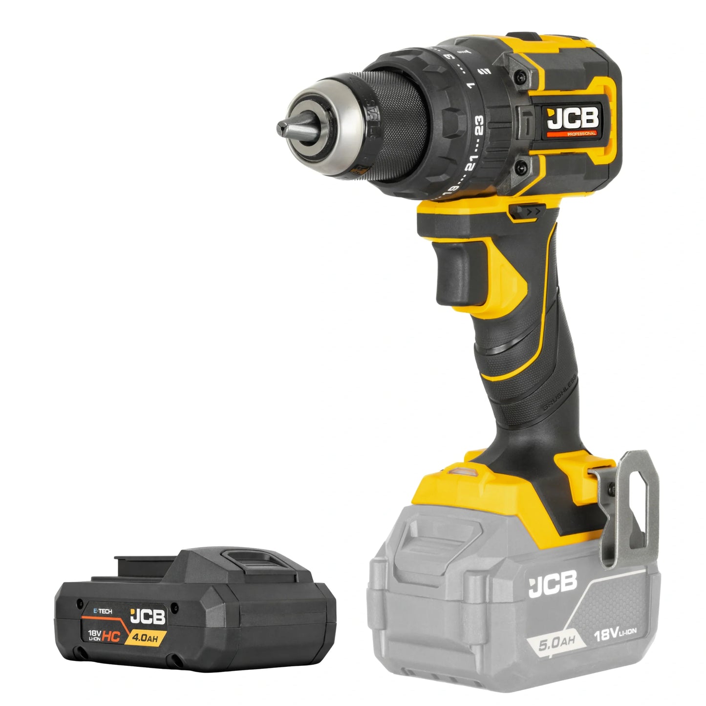 Wiertarko wkrętarka zestaw JCB 18PCD-75 75 Nm – wiertarko-wkrętarka akumulatorowa z udarem, widok produktu