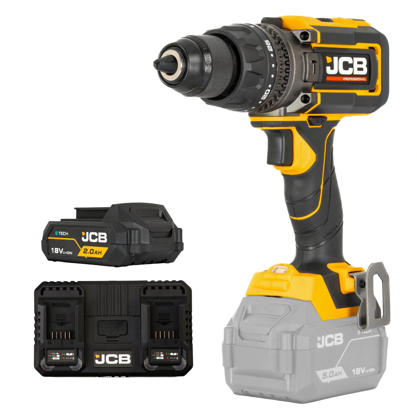 Wiertarko wkrętarki JCB 18PCD-160 160 Nm – wkrętarka udarowa, prezentacja produktu