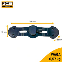 Uchwyt do lamp LED JCB – mocowanie lampy roboczej
