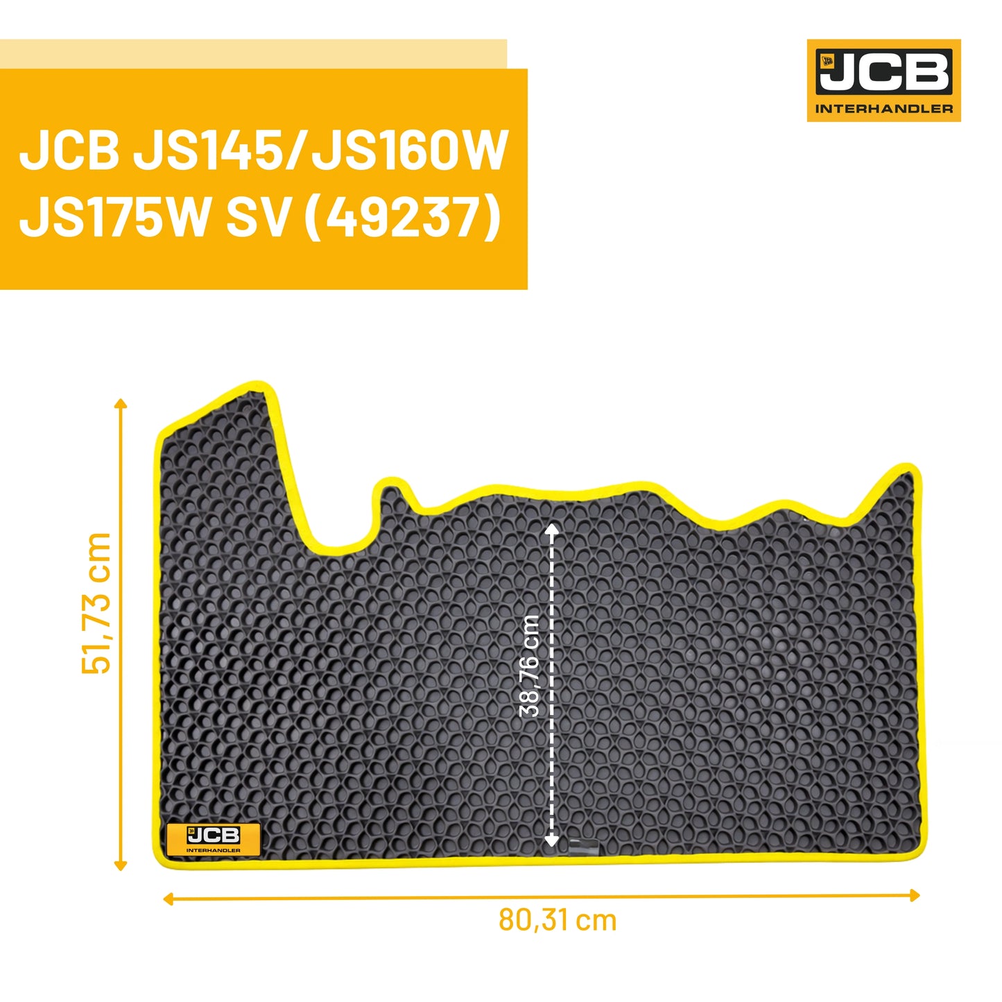Dywanik eva 3d koparka js145w js160w js175w sv – oryginalna część JCB | Interhandler Gdańsk