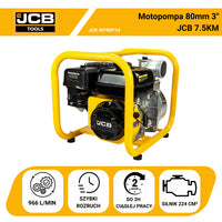 Motopompa spalinowa do wody JCB 7,5 KM (JCB-WP80P24)