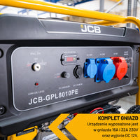 Agregat prądotwórczy JCB 7.9 kW – z AVR do domu i na budowę
