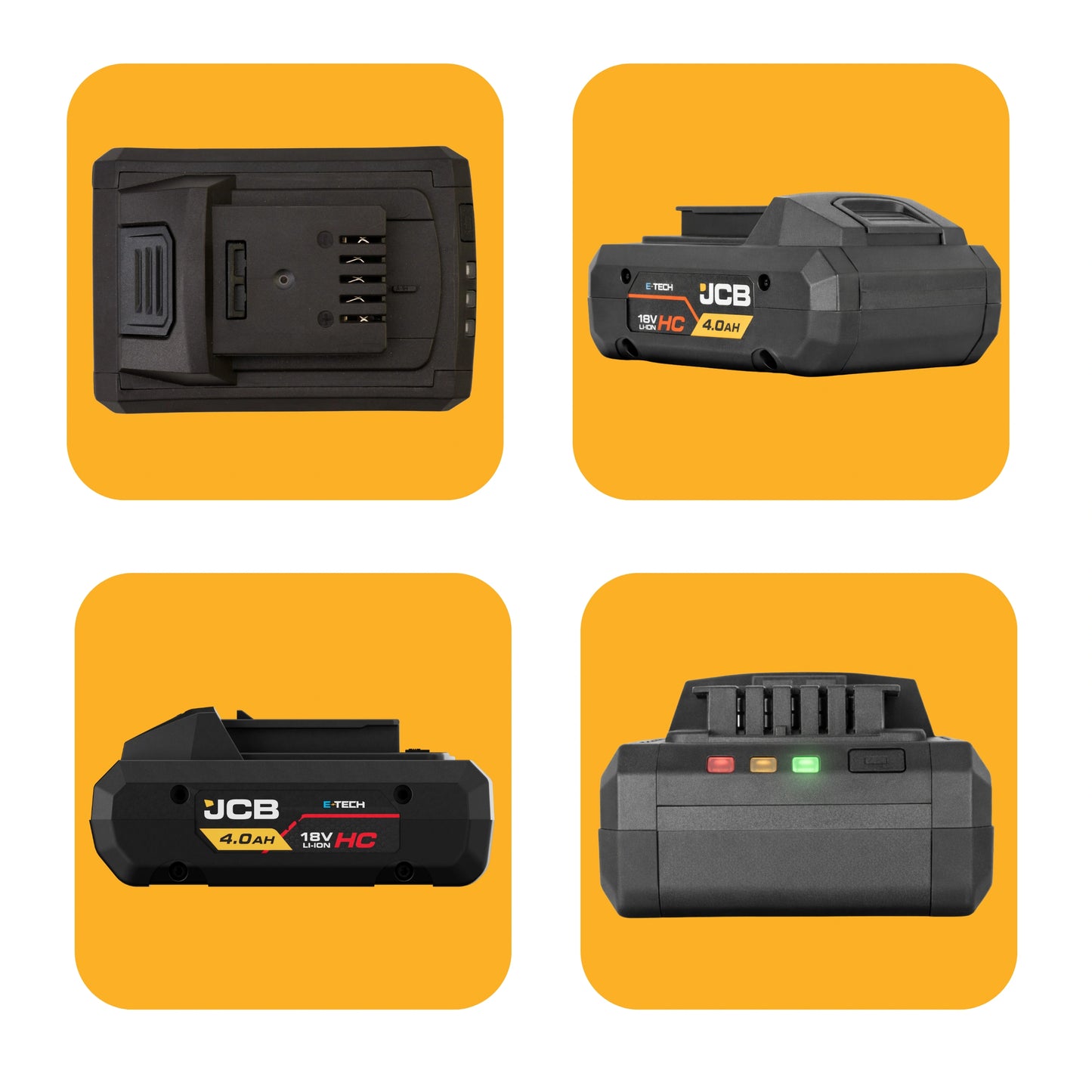 Akumulator JCB 18V Li-Ion 18V 4.0 Ah – do elektronarzędzi akumulatorowych