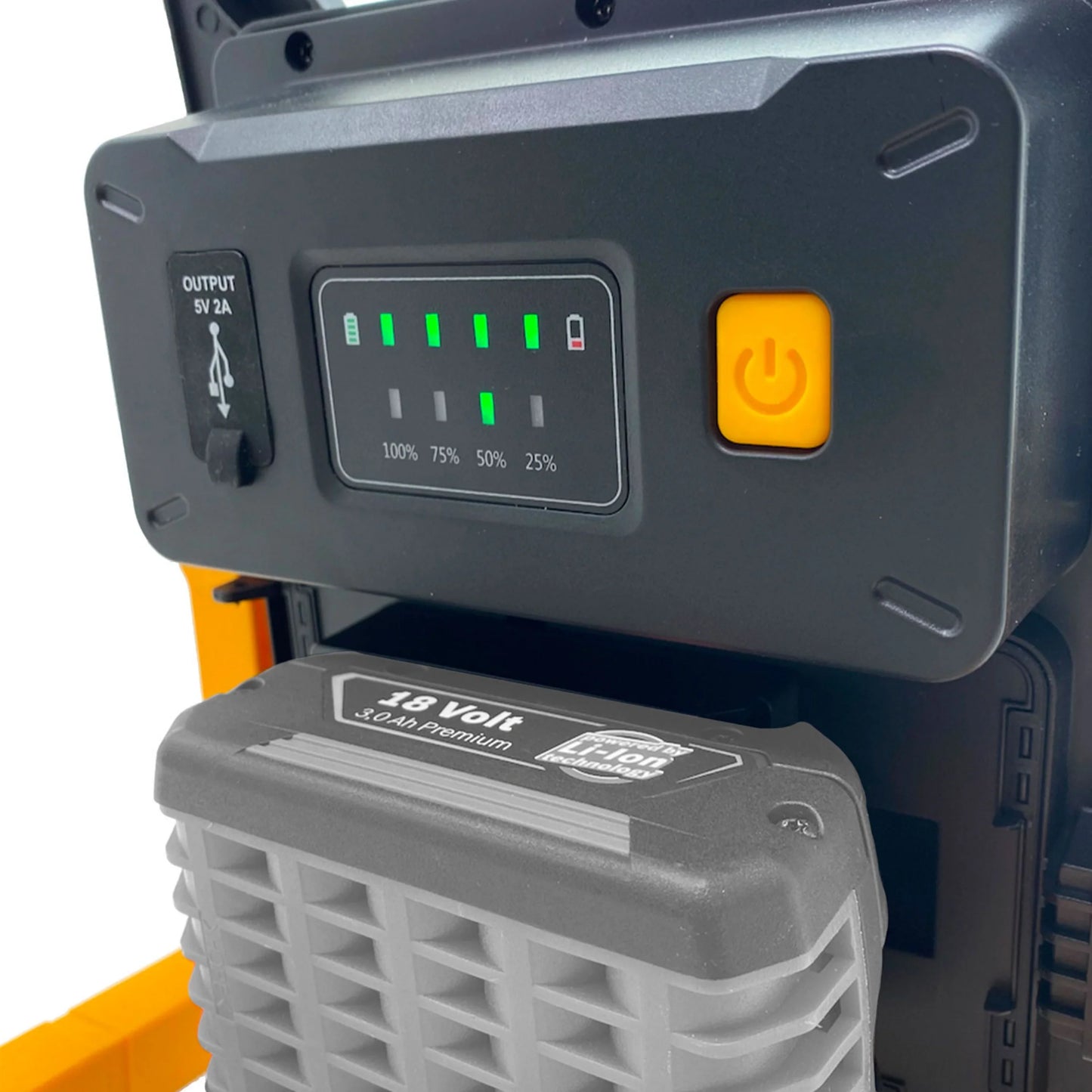 Oświetlenie placu budowy JCB 4500 lm – lampa LED 18V