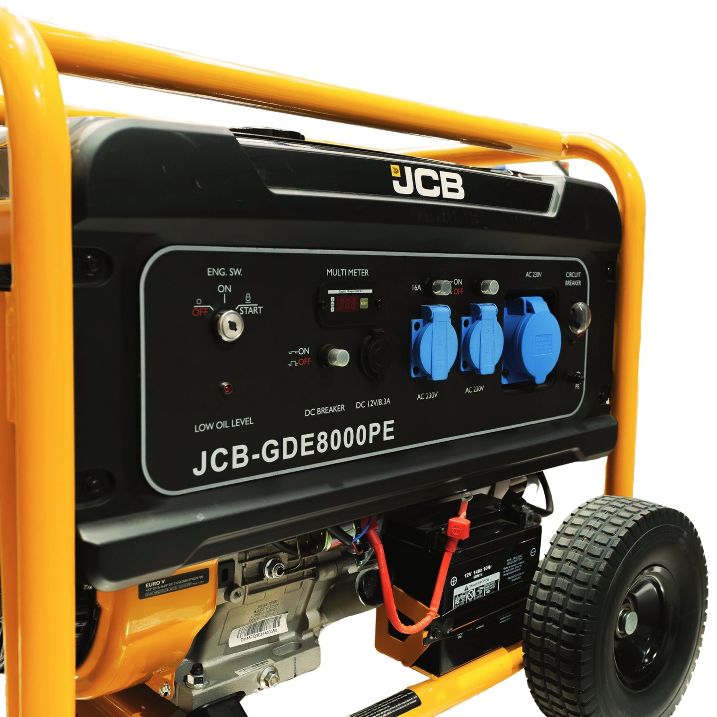 Agregat prądotwórczy JCB 7,9 kW – z AVR do domu i na budowę