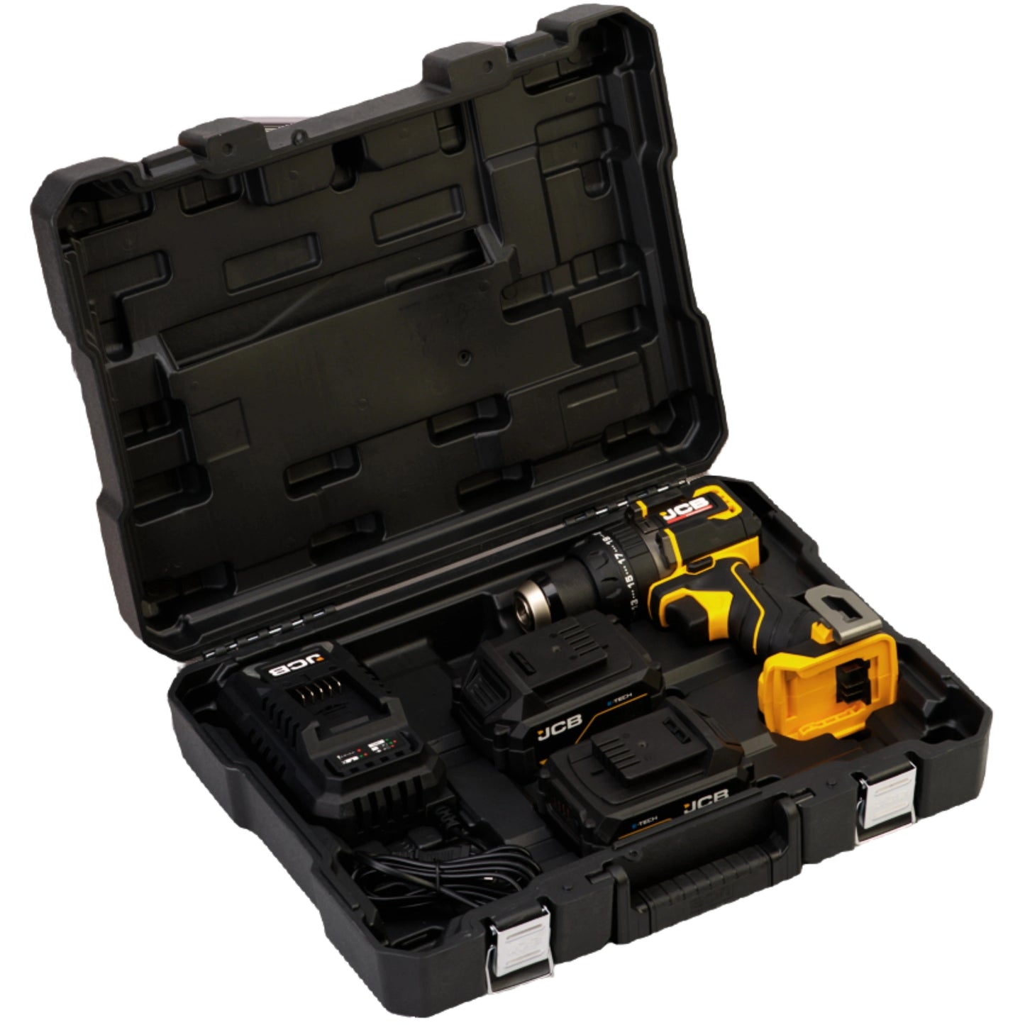 Zestaw elektronarzędzi akumulatorowych JCB 18V 5.0 Ah 75 Nm (JCB-18PCD-75-5)