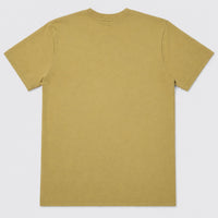 Koszulka robocza JCB T-shirt kolor oliwkowy z logo 3D, widok z przodu