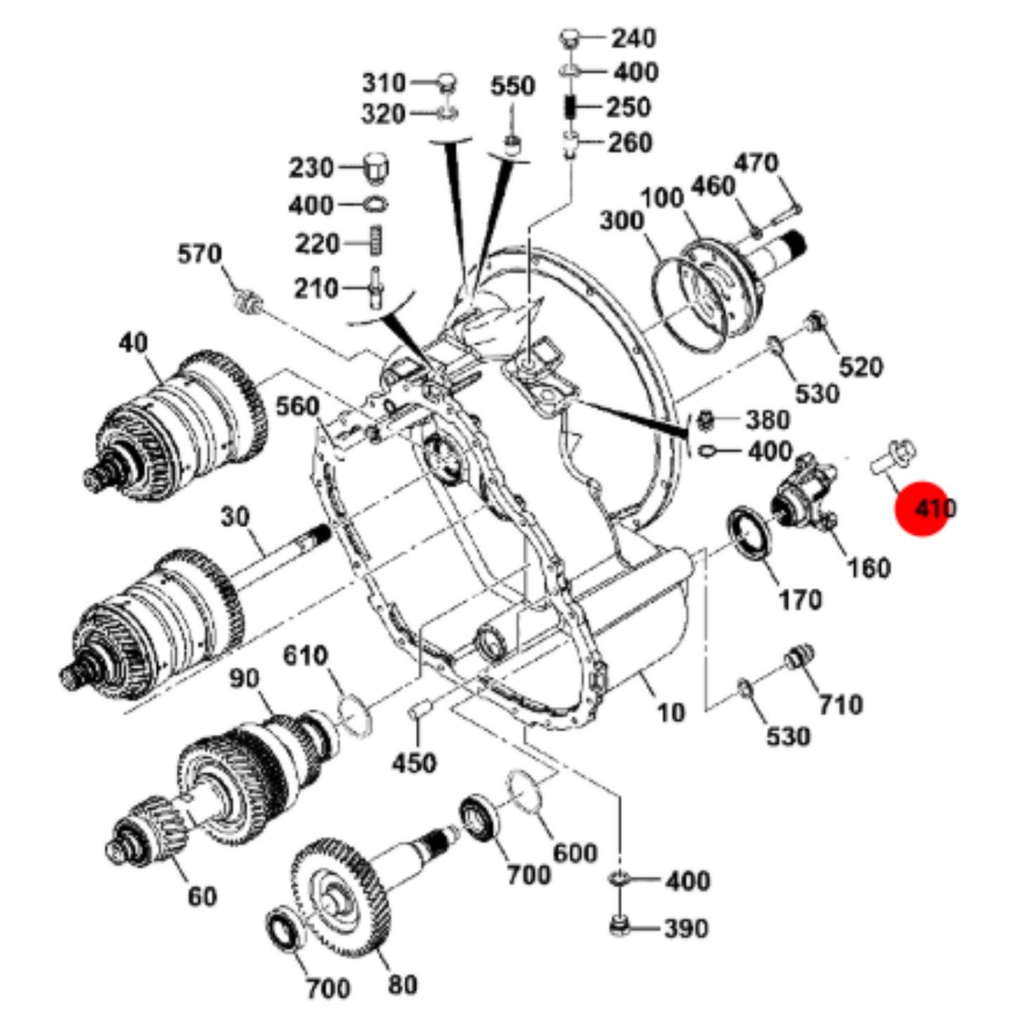 JCB Śruba Koparka Ładowarka Części 826/01553 Oryginał
