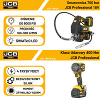 Wiertarka udarowa JCB 620 Nm – wiertarko wkrętarki
