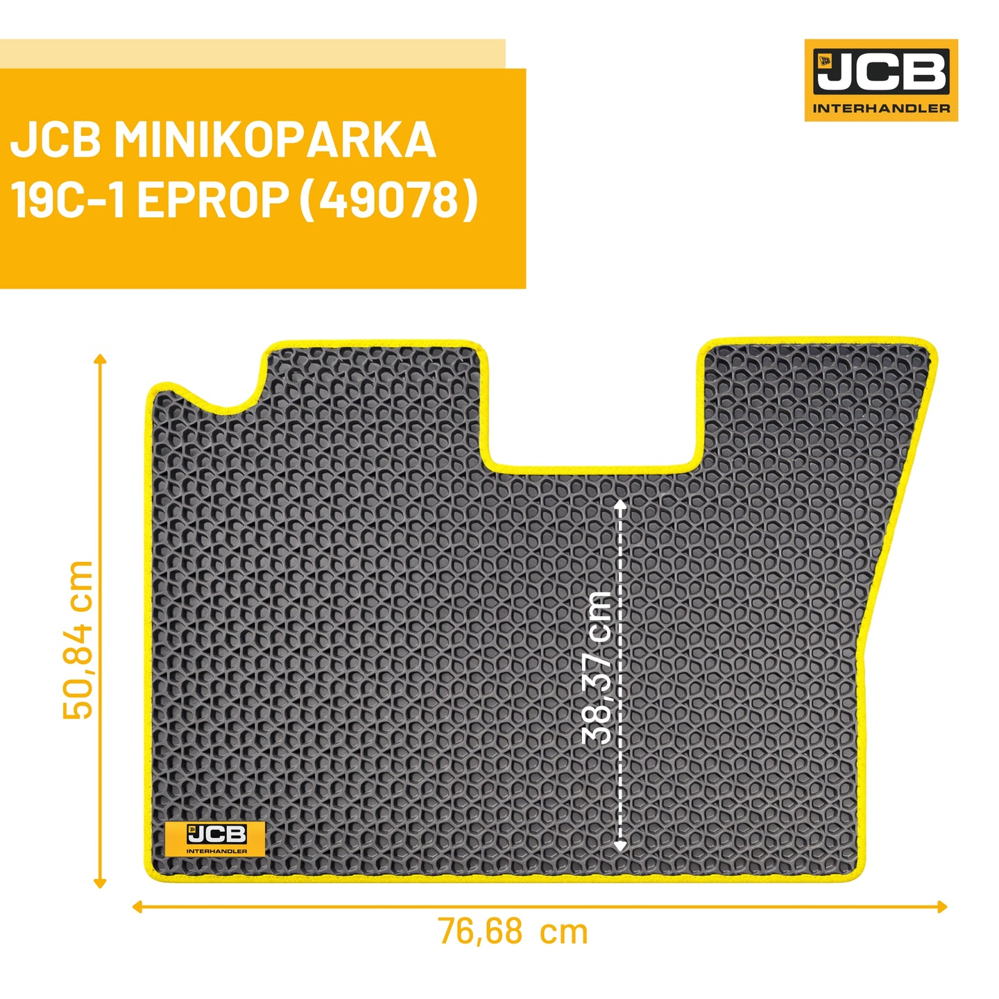 Dywanik eva 3d minikoparka 19c 1 eprop – oryginalna część JCB | Interhandler Szczecin