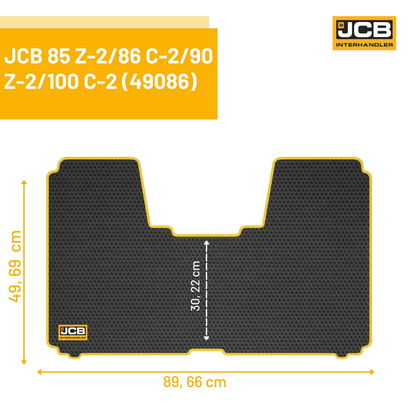 Dywanik eva 3d minikoparka 85z 2 86c 2 90z 2 100c 2 – oryginalna część JCB | Interhandler Kielce
