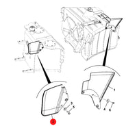 JCB Poszerzenie Błotnika Lewe Koparka Ładowarka 3CX 4CX 334/E4340 Oryginał