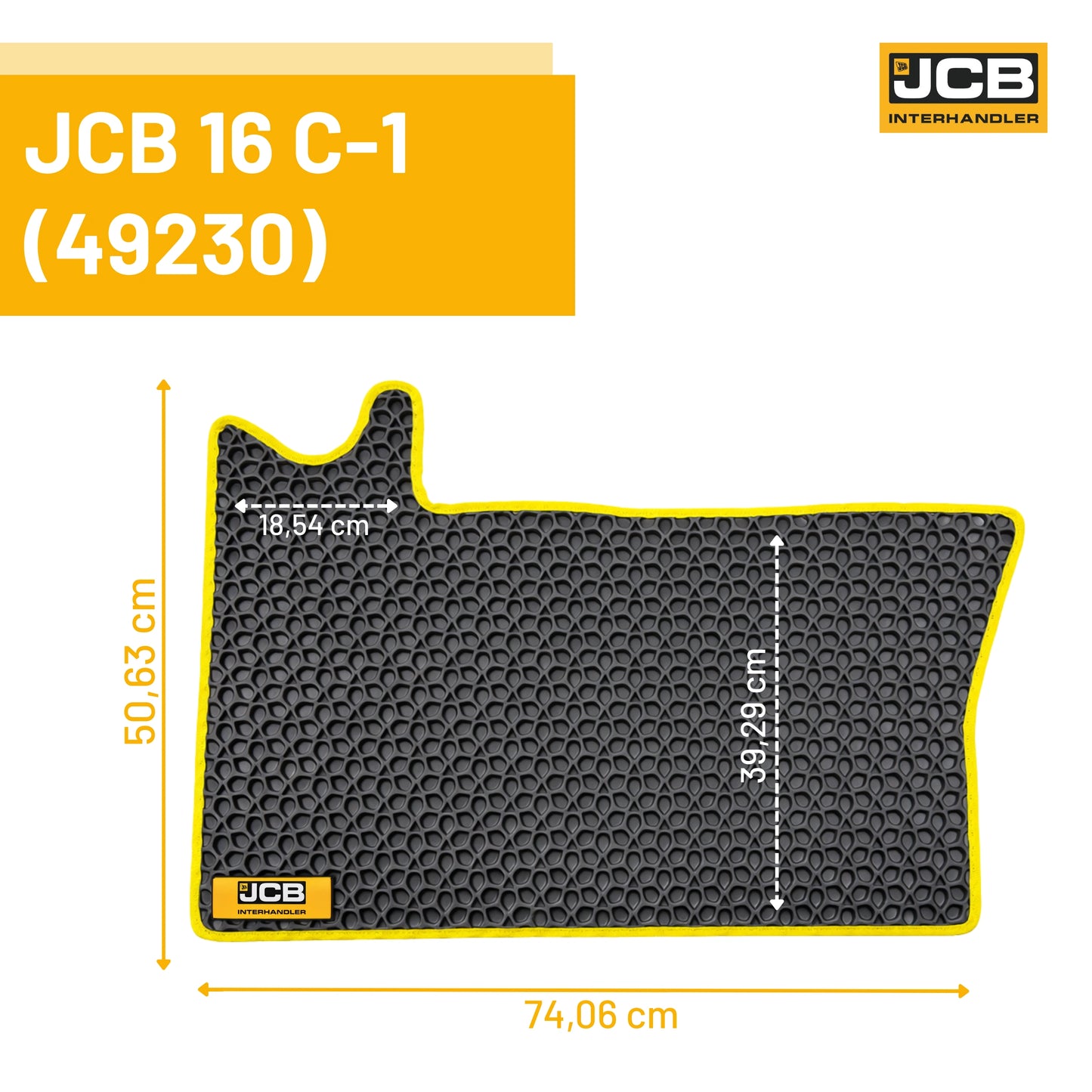 Dywanik eva 3d minikoparka 16 c 1 – oryginalna część JCB | Interhandler Szczecin