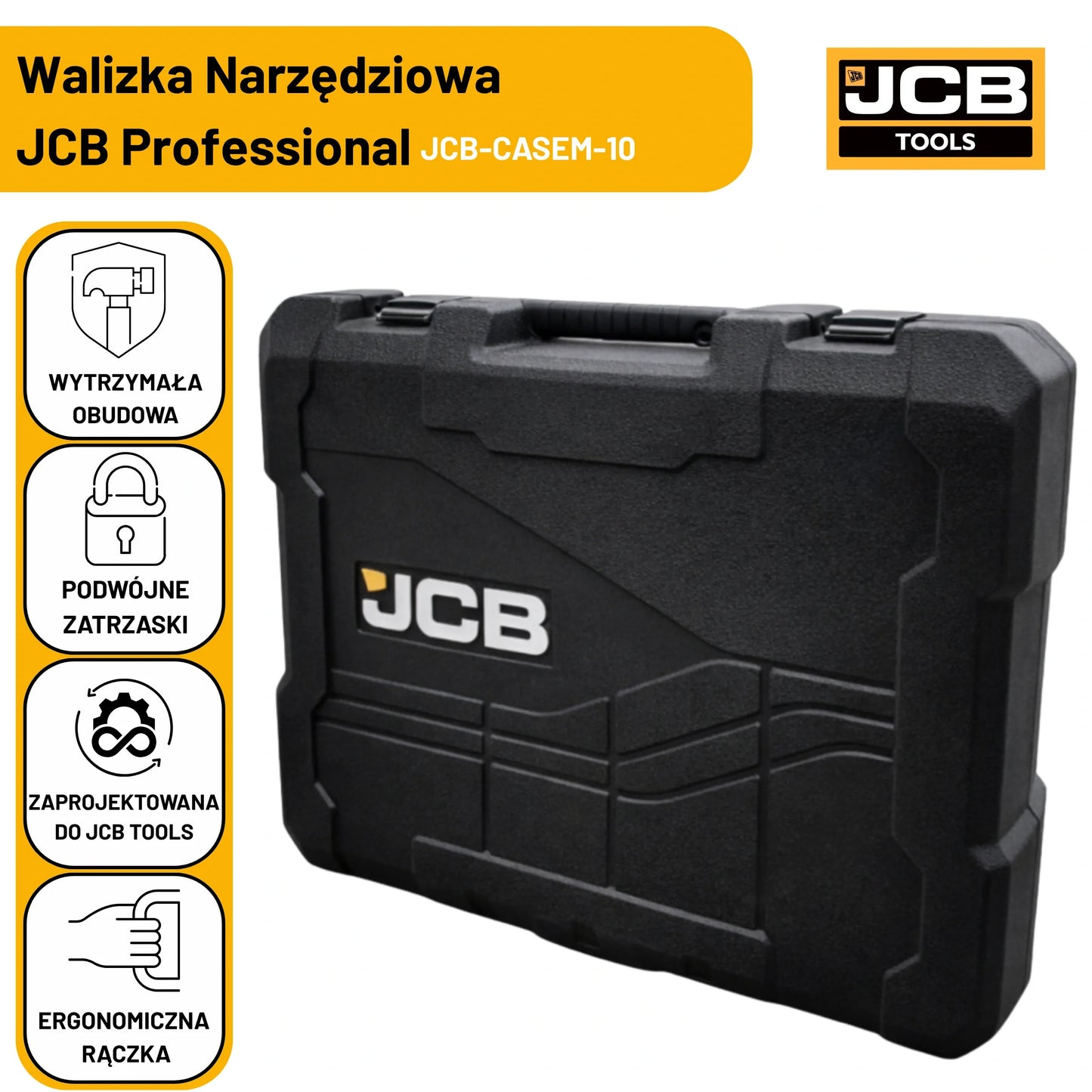 Walizka na narzędzia JCB 120mm – case narzędziowy
