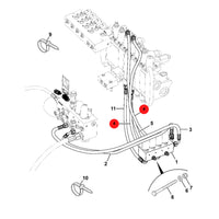 JCB Wąż Hydrauliczny Koparka Ładowarka 11AP/BA074 Oryginał