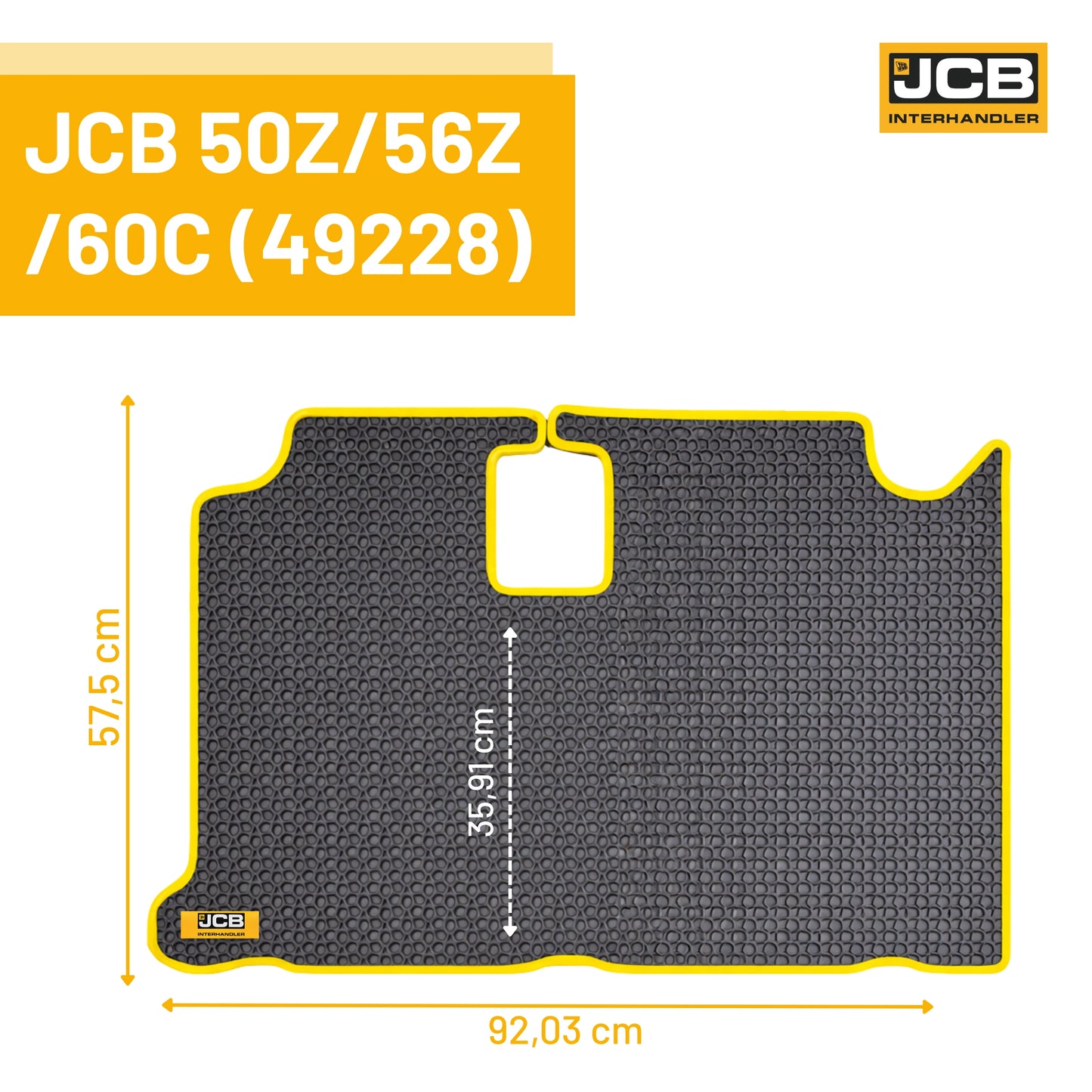 Dywanik eva 3d minikoparka – oryginalna część JCB | Interhandler Katowice