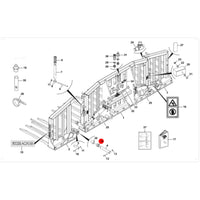 JCB Łożysko Liniowe 65 X 72Mm Koparka Ładowarka 3CX 4CX 333/R9534 Oryginał