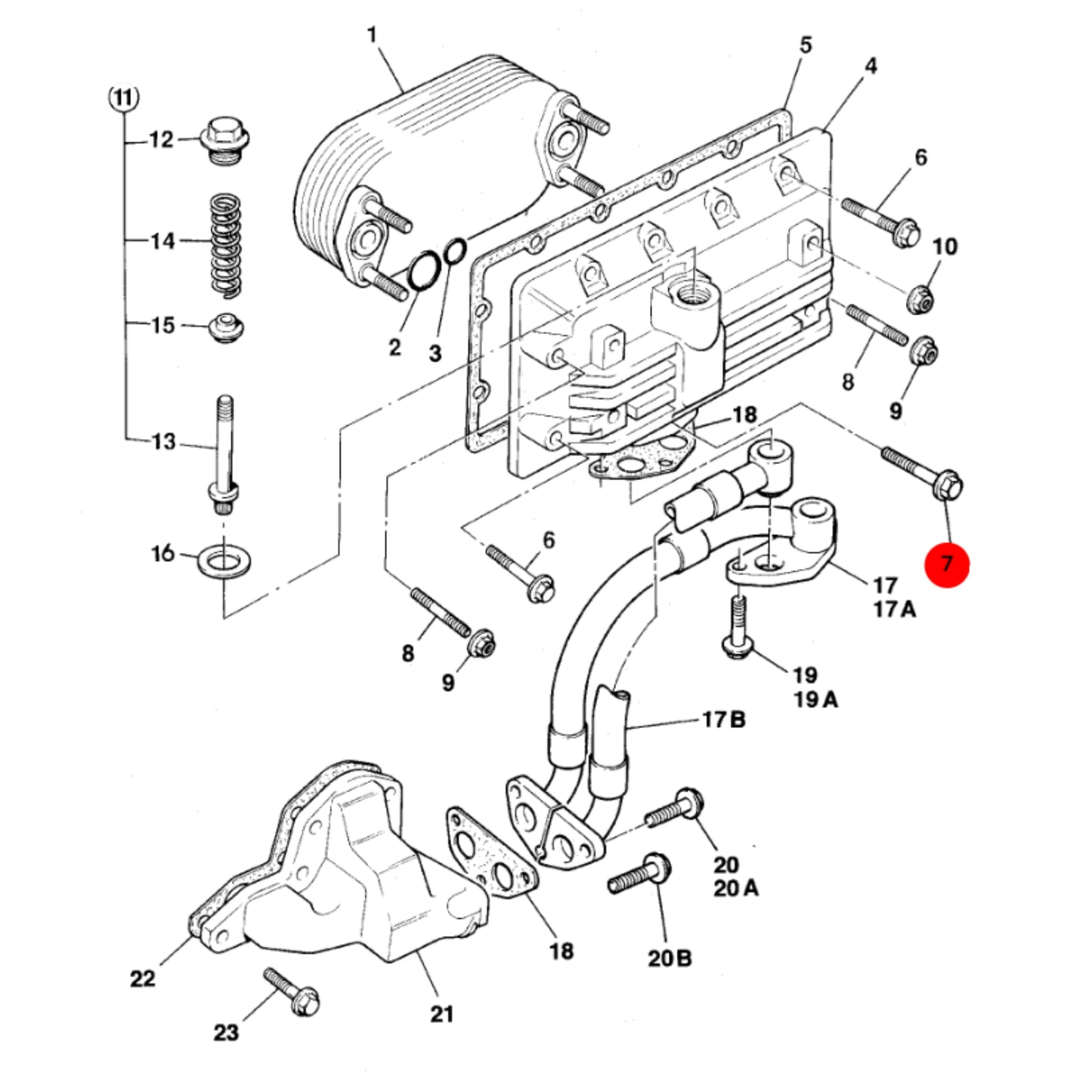 JCB Śruba M8X50 Koparka Ładowarka Części 02/291109 Oryginał