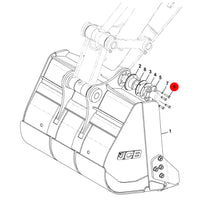 JCB Śruba Koparka Ładowarka Części 1316/3513D Oryginał