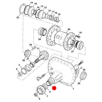 JCB Łożysko Rolkowe Koparka Ładowarka 3CX 4CX 907/54000 Oryginał