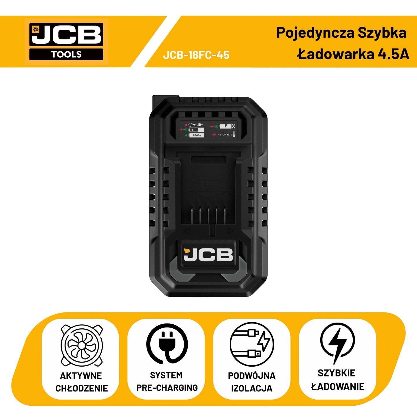 Akumulator JCB 18V Li-Ion 18V (JCB-18FC-45)