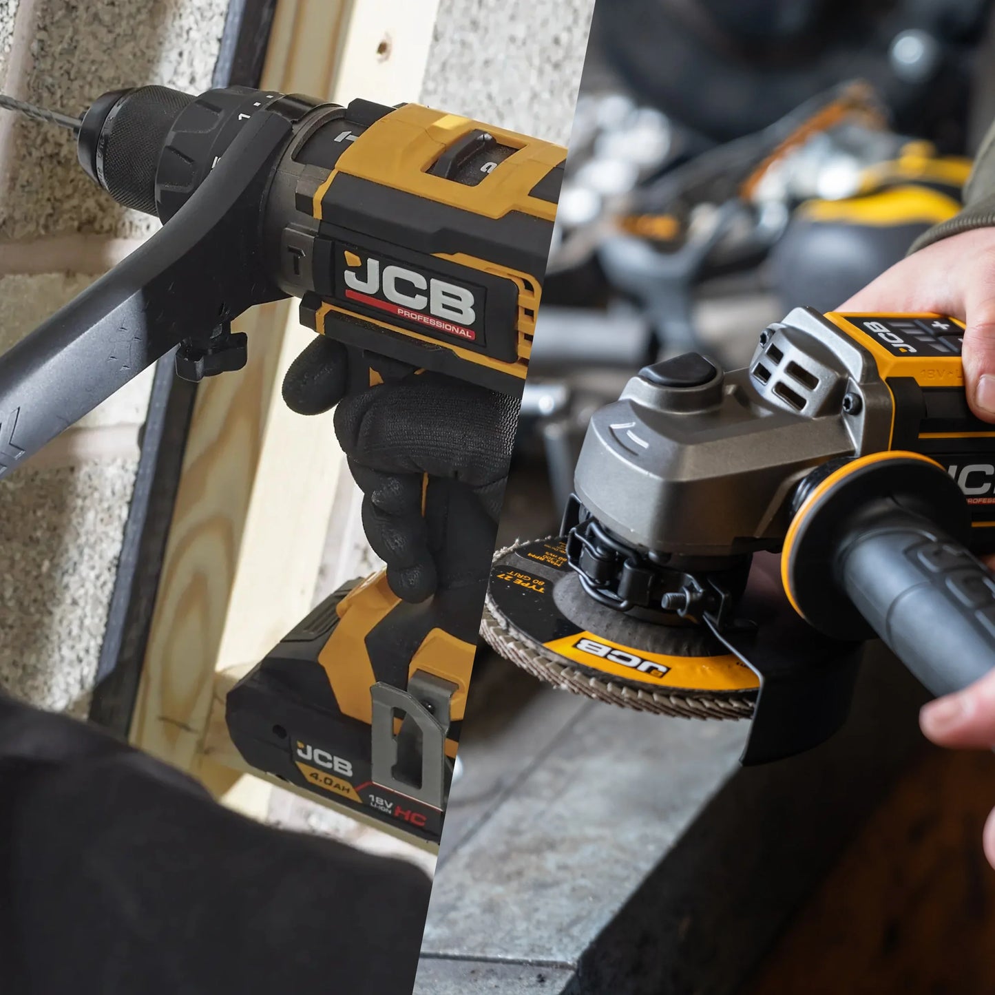 Wiertarka udarowa JCB 160Nm – wiertarko wkrętarki, widok produktu